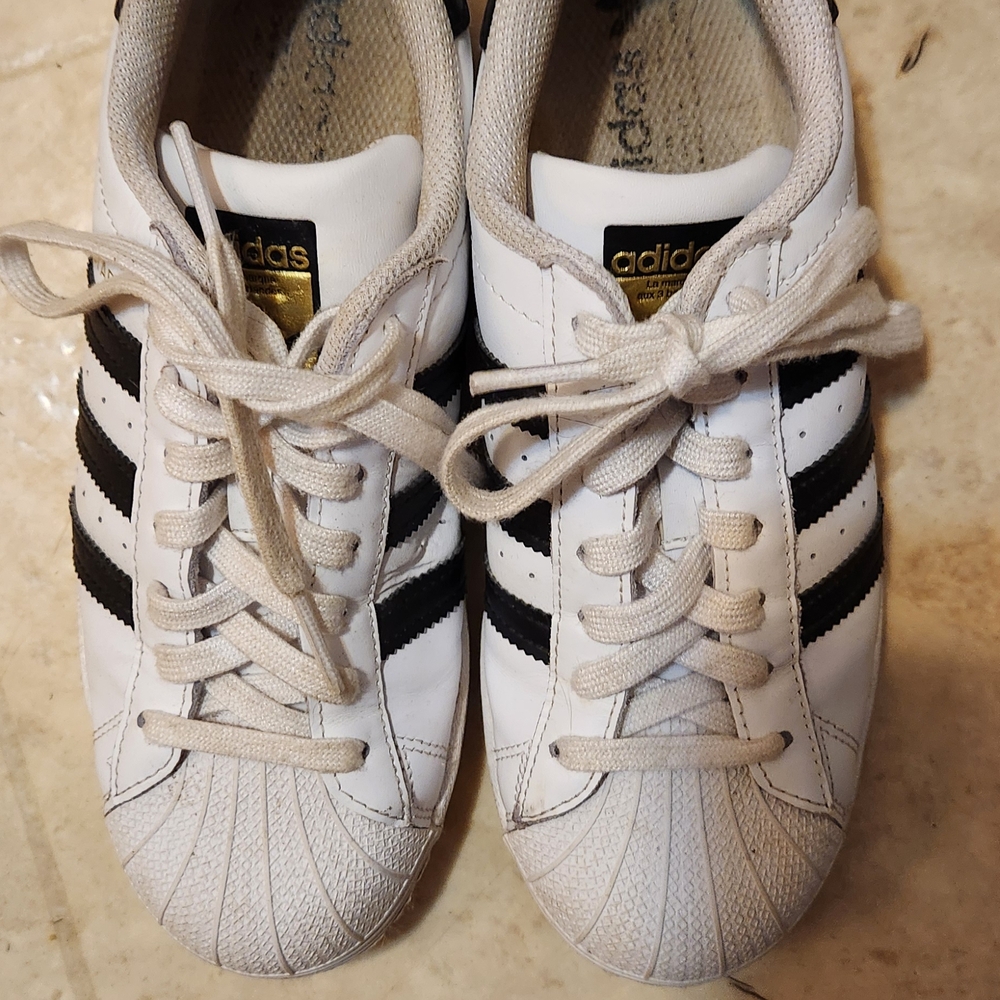 Adidas White and Black Sneakers